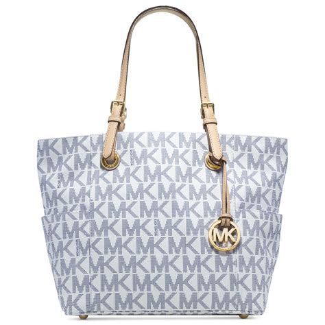 navy and white michael kors tote|Michael Kors neverfull tote.